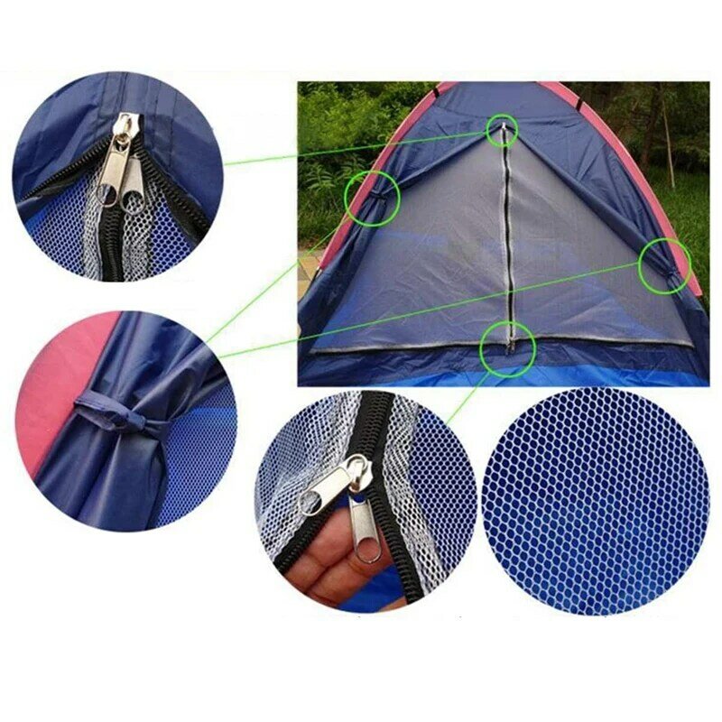 Outdoor Camping Tent 2 Person Single Layer Windproof Waterproof Tent Beach Tent for Fishing Hiking Mountaineering
