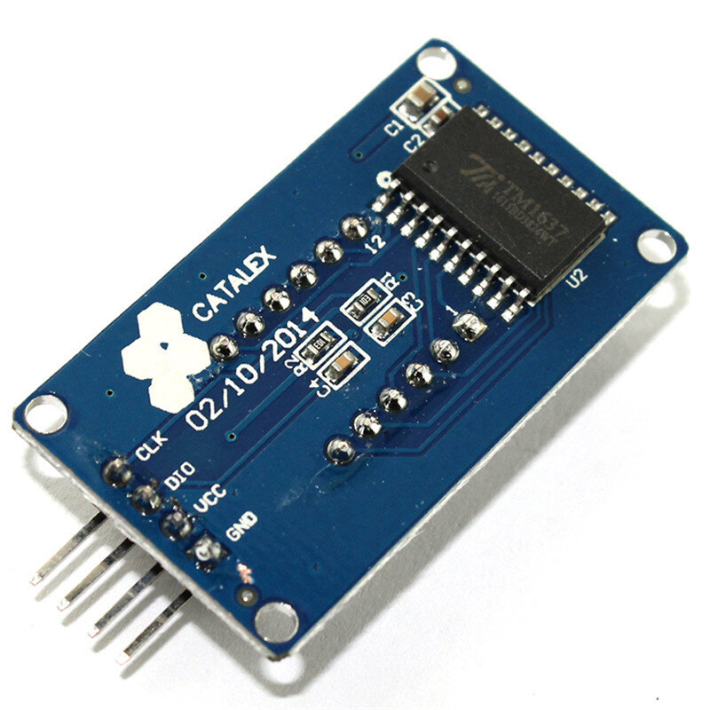TM1637 0.36 "4-wyświetlacz cyfrowy LED WhiteTube dziesiętny 7 segmentów zegar podwójne kropki moduł dla Arduino