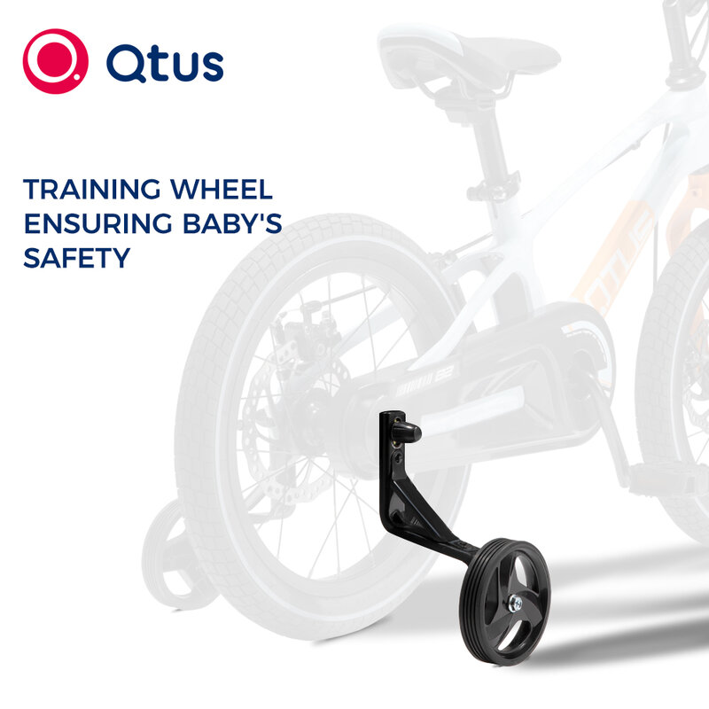 Qtus B2 الظباء دراجة أطفال ، سباق الدراجات ، Unibody سبائك المغنيسيوم الإطار ، ABS مكبح قرصي ، PU قابل للتعديل السرج ، الهواء الاطارات