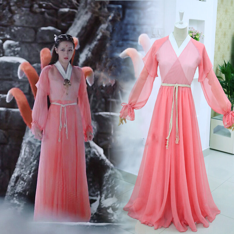 Costume de princesse Feng Jiu Cheng Yu pour femme, 12 modèles, fée immortelle, renard, pour jeu de télévision, amour éternel de rêve, Cosplay Hanfu