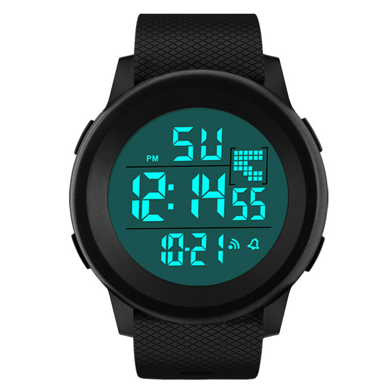 Reloj Digital deportivo para hombre, cronógrafo Digital de lujo con pantalla Led, resistente al agua