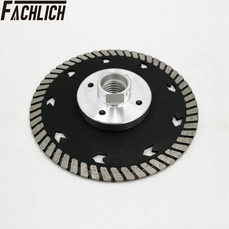 Fachlip-disco de doble hoja de sierra de diamante, afilador de rueda de corte, granito, mármol y hormigón, diámetro 75/115/125mm, M14 o 5/8-11, 1 unidad
