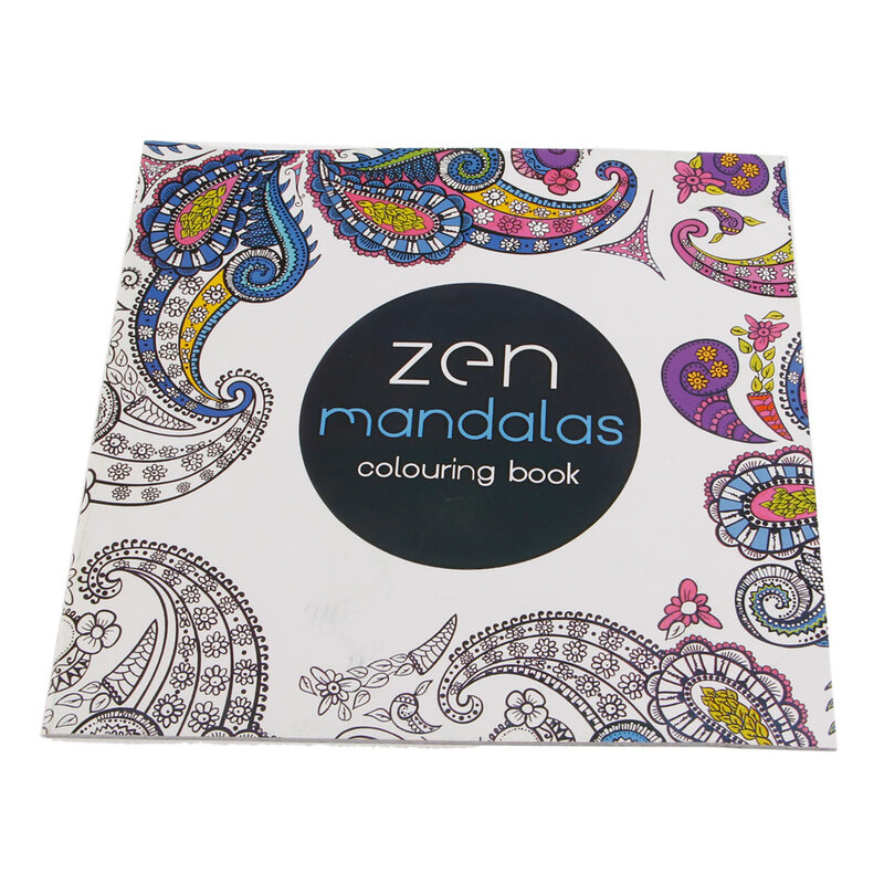 Livro de colorir livro de colorir peinture livros ingleses mandalas zen