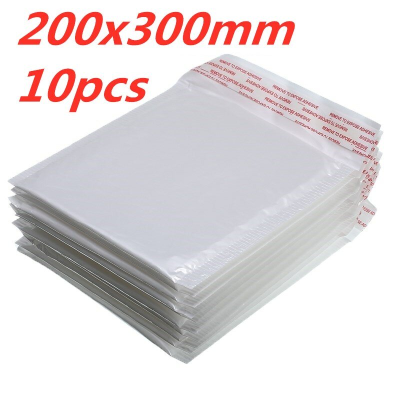 10 개/몫 흰색 거품 봉투 가방 다른 사양 메일러 패딩 배송 봉투 거품 메일 링 가방 뜨거운 판매
