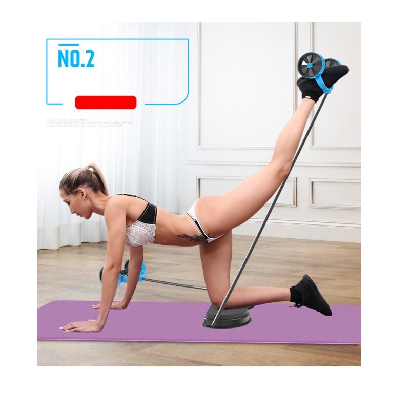 Women Ab Roller Double Wheel Resistance Band Exercise Fitness Men Abdomen Arm Workout Equipment Waist Trainers Easy-use Core