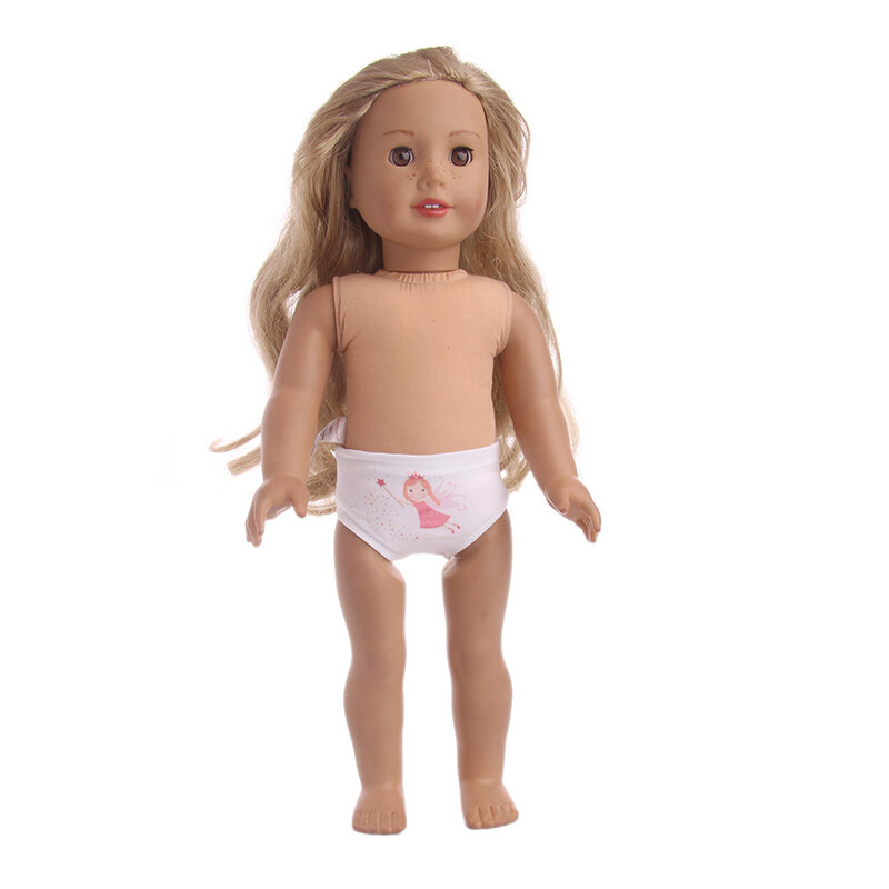 Bragas de ropa interior con patrón bonito para muñeca americana de 18 pulgadas, accesorios de ropa para muñeca recién nacida de Baby Born 43 cm, 15 Uds.