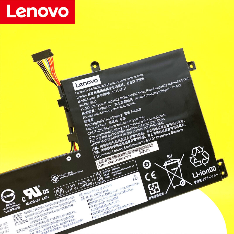 Nuovo originale per Lenovo Legion Y530 Y530-15ICH Y7000 Y7000P 2018/2019 L17C3PG2 batteria per Laptop muslimexmuslimah