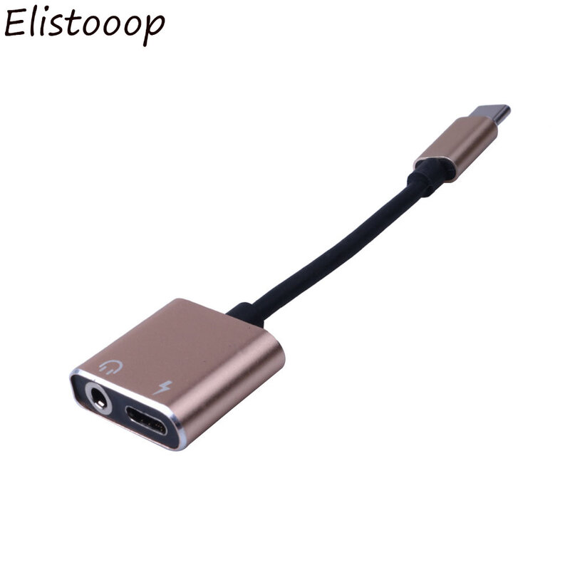 Мини Тип C аудио адаптер 2 в 1 тип-c до 3,5 мм разъем для наушников кабель USB-C зарядки конвертер для samsung Xiaomi huawei LG htc