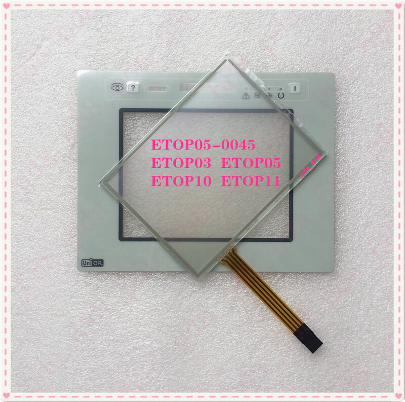 جديد استبدال متوافق Touchpanel طبقة رقيقة واقية ل EXOR-UNIOP ETOP05-0045 eTOP05-0050 eTOP06 ETOP10 ETOP11 ETOP12
