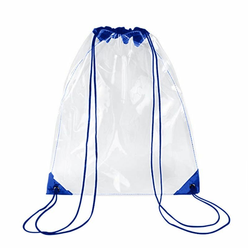 Новый прозрачный рюкзак на шнурке, школьный тоут, сумка для спортзала, спортивная сумка 20CA