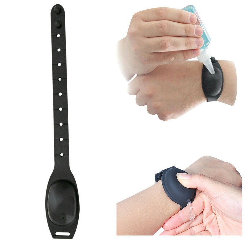 Adult Kid Hand Sanitizer Bracelet Dispensing Sub-packing Liquid Wristband Hand Dispenser Handwash Gel With Whole Sanitizing 2020