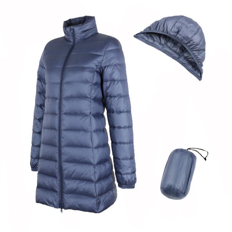 NEWBang Plus-女性用の取り外し可能なウィンターコート,8xlまたは7xlジャケット,冬用,超軽量,フード付き,暖かい