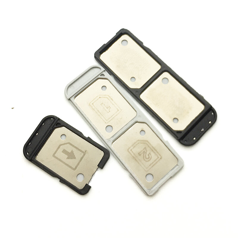 Suporte do cartão SIM para sony xperia l1, g3311, g3312, g3313, bandeja, peças de reposição, versão simples e dupla, novo