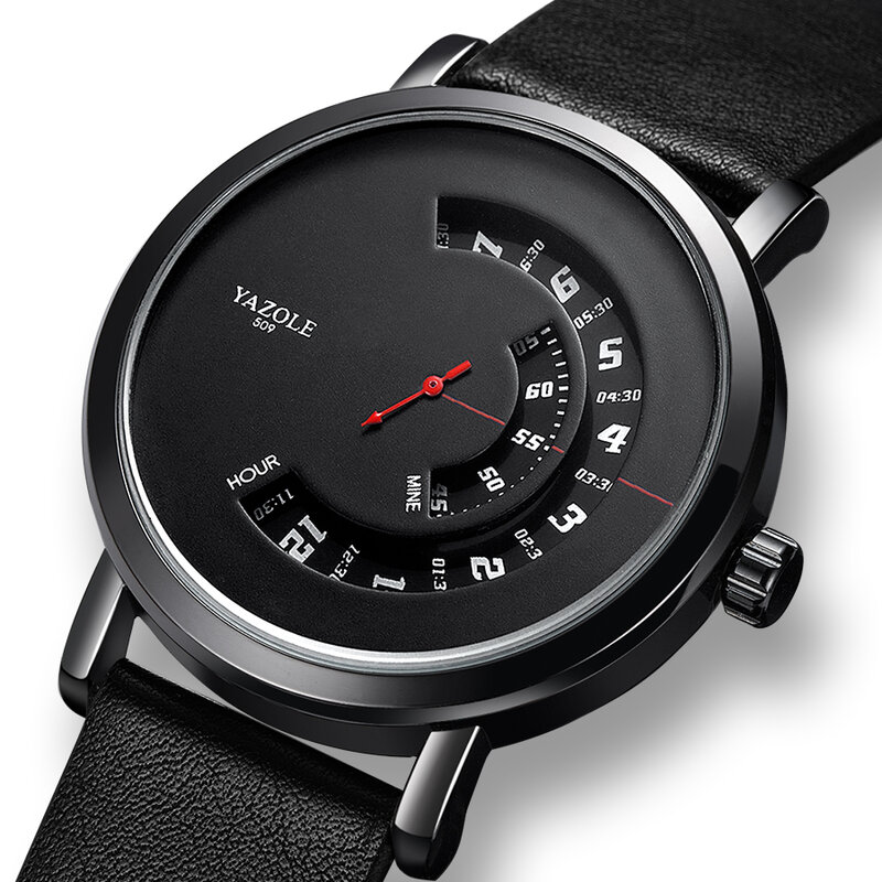 UTHAI-Reloj de pulsera de cuarzo CQ57 para hombre, cronógrafo con correa de cuero, deportivo, informal, resistente al agua, de marca superior, sencillo, nuevo, 2020