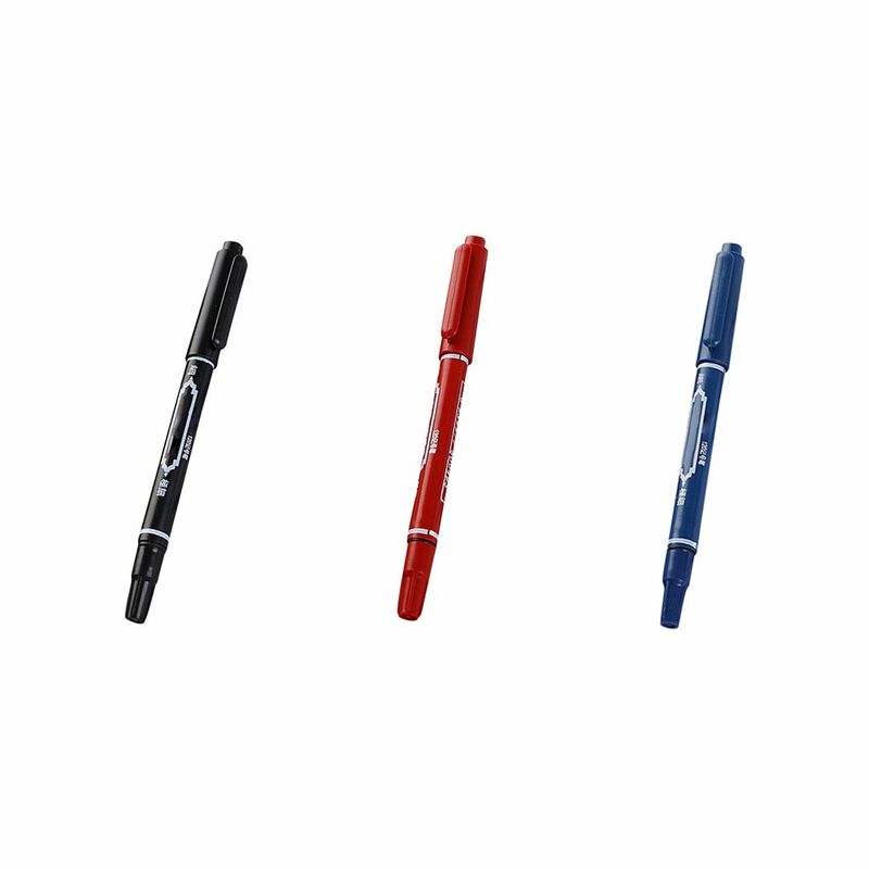 ปากกาสีน้ำสองด้านปากกาแปรงสีหนาและบางสำหรับโลจิสติก