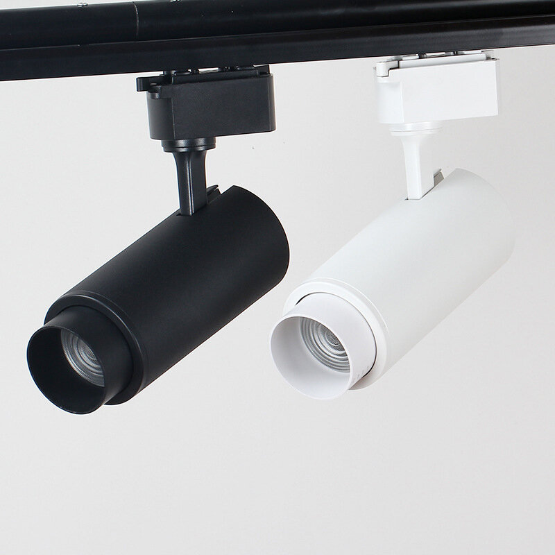 Zoomable 30W oświetlenie szynowe LED możliwość przyciemniania szyny oświetlenie punktowe reflektory Zoom reflektor do sklepu odzieżowego salon