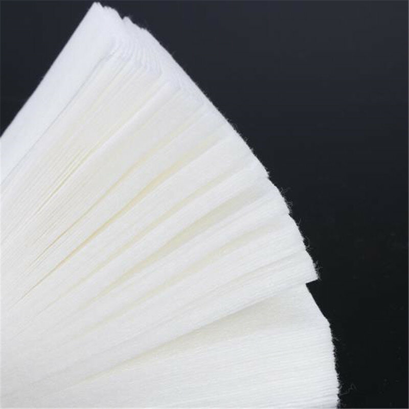 1200pcs/1600pcs Cotton White Nail Polish Remover Nail Wipes Nail Art Tips Cleaning Wipes Lint Free Pads Paper Manicure Tool 20#3
