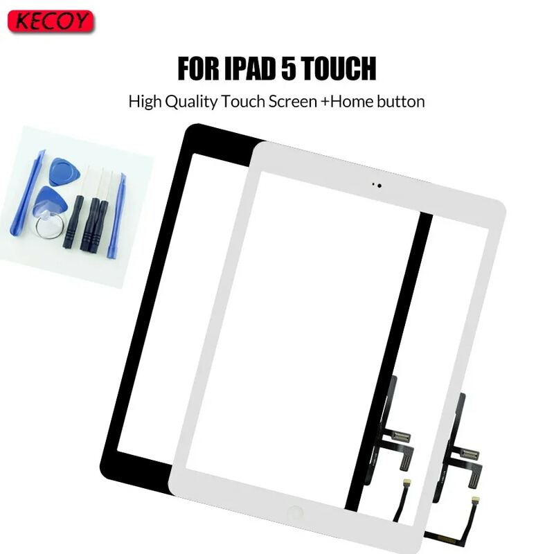 1 pz per iPad Air 1 iPAD 5 A1474 A1476 A1475 A147 Touch Screen anteriore Digitizer sensore Display di ricambio TouchScreen Glass + Tool
