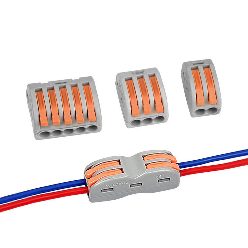 Connecteurs de borniers, Mini fil conducteur séparateur A1, 100/20/10 pièces, 222-412 222-413 222-415mm