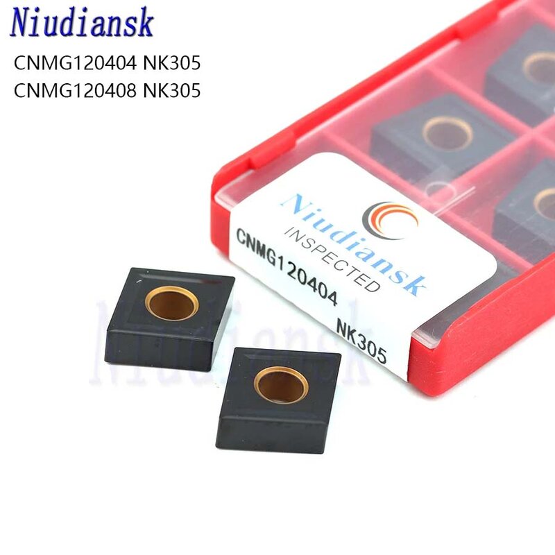 CNMG120404 NK305 CNMG120408 NK305 CNMG120404 NK305 100% oryginalny płytki tokarskie CNC narzędzia do tokarki wkładki z węglików spiekanych do żeliwa