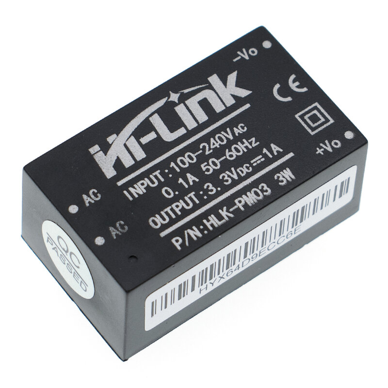 HLK-PM01 HLK-PM03 HLK-PM12 AC-DC 220V إلى 5V/3.3V/12V مصغرة امدادات الطاقة وحدة ذكي المنزلية التبديل HLK-5M05