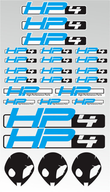 Kit stiker decal kotak ekor tangki bahan bakar badan tahan air stiker reflektif untuk BMW HP4 hp4 sepeda motor kualitas tinggi