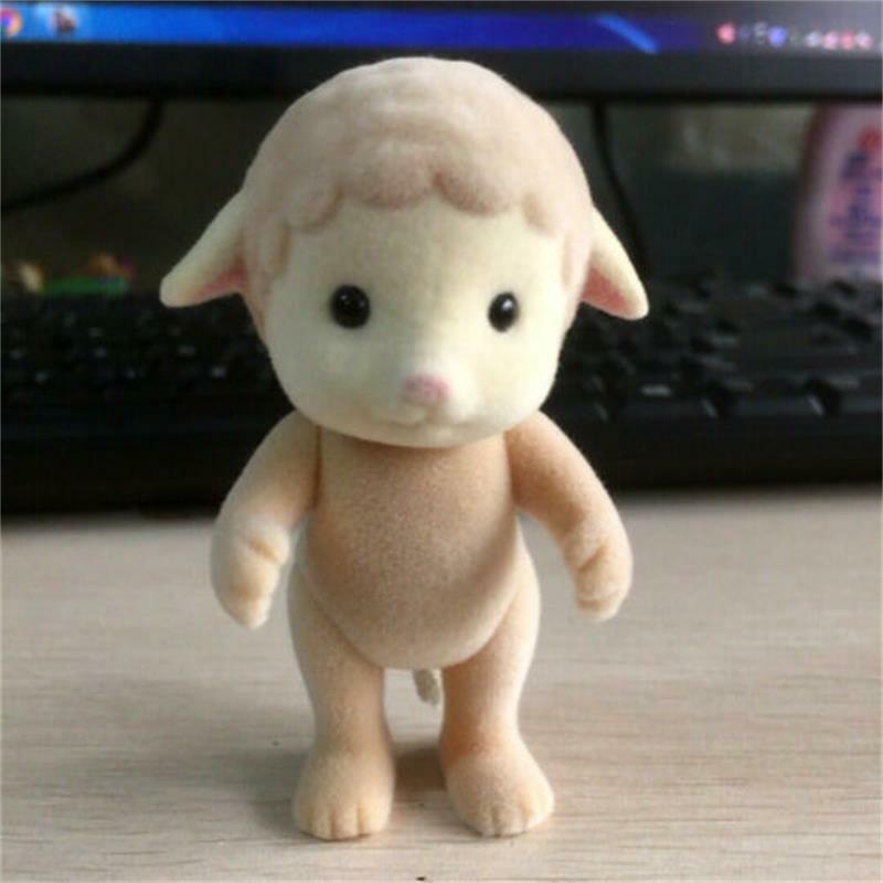 3 teile/paket Schafe ohne tuch schafe Familie Mama Papa Baby Koala Figuren Anime Karton Puppen Spielzeug Kind DIY rolle spielen geschenk