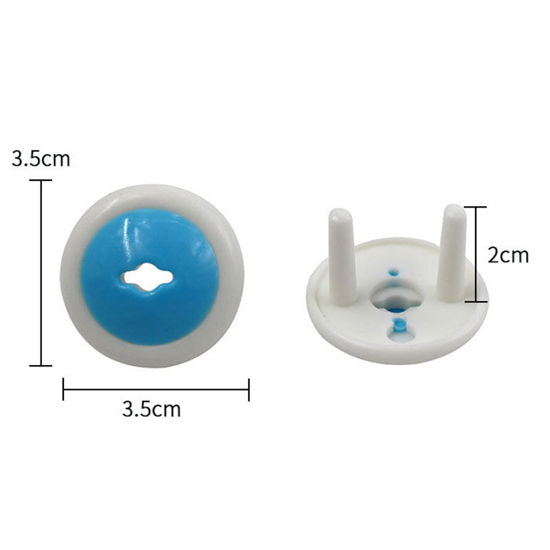 Baby Kid Electric-shock Safeguard Plastic Protection Two Phase Safe Cover Electrical Safety Lock Electric Socket Outlet Plug