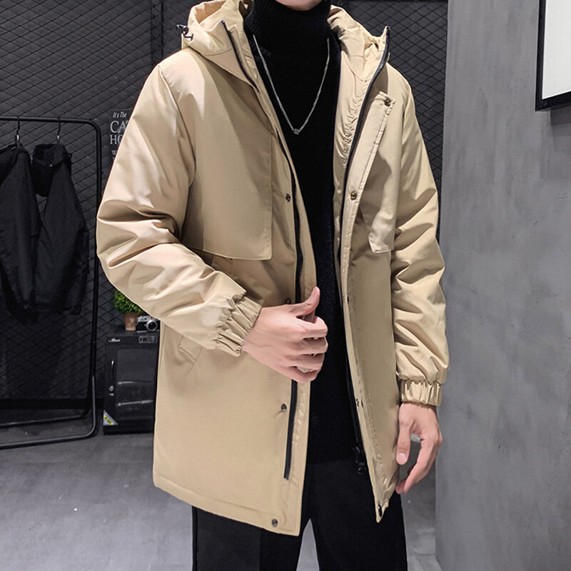 2021 청소년 겨울 남성 다운 재킷 겨울 남성 재킷 아래로 코트 두꺼운 따뜻한 남자 의류 브랜드 남성 의류 따뜻한 파카 Chaqueta