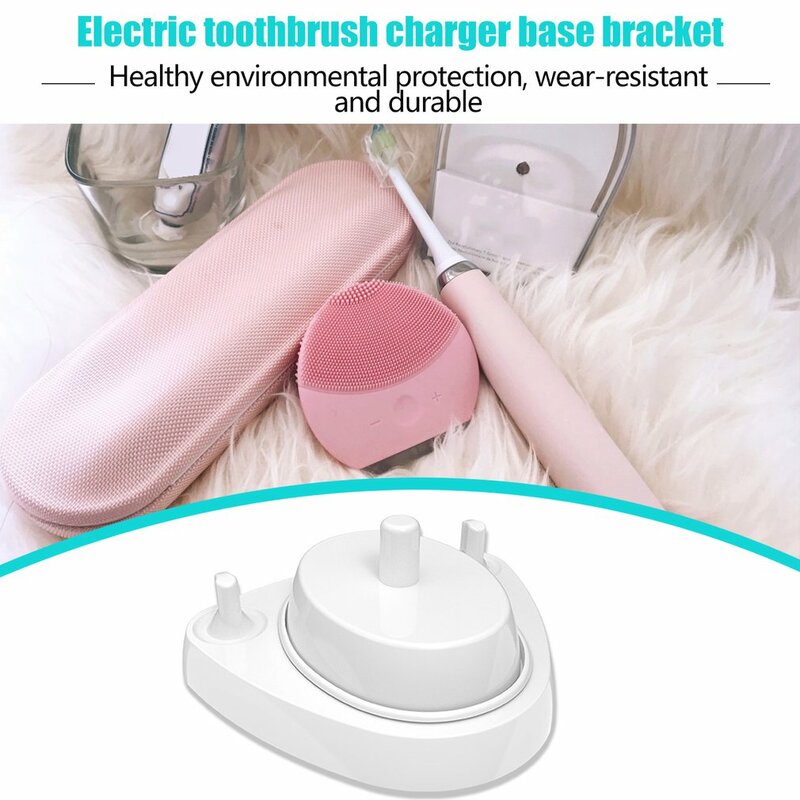 Para braun para oral b escova de dentes elétrica base titular titular cabeça escova de dentes carregador base base base