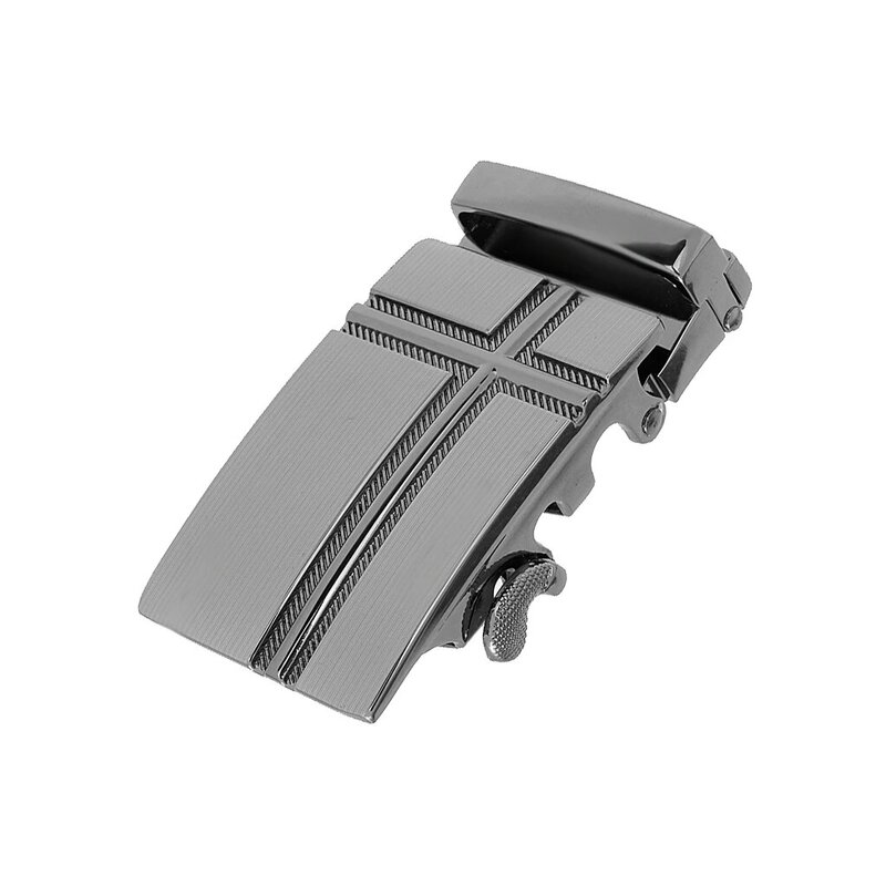 Cinturón de trinquete de METAL para hombre, hebilla automática, cinturón de cuero genuino, 36mm -39mm