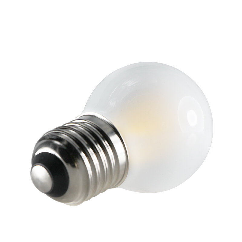 Lampara g45 e27 lâmpada led filamento pode ser escurecido 110v 220v 4w 6w dimmer fosco escudo de vidro luz sala casa e 27 vela edison lâmpada