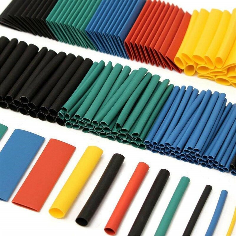 328PCS Polyolefin Insulation Heat Shrink Tubing Tube Sleeve Wrap Wire Assortment Shrinkable Tube Wrap Wire Cable Sleeves Set Hot