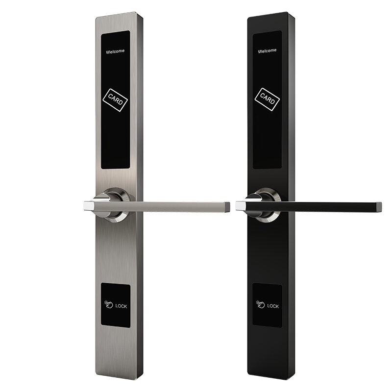 Sistema de cerradura de puerta de Hotel RFID electrónico, tarjeta deslizante de estilo europeo, cerradura de puerta de hotel