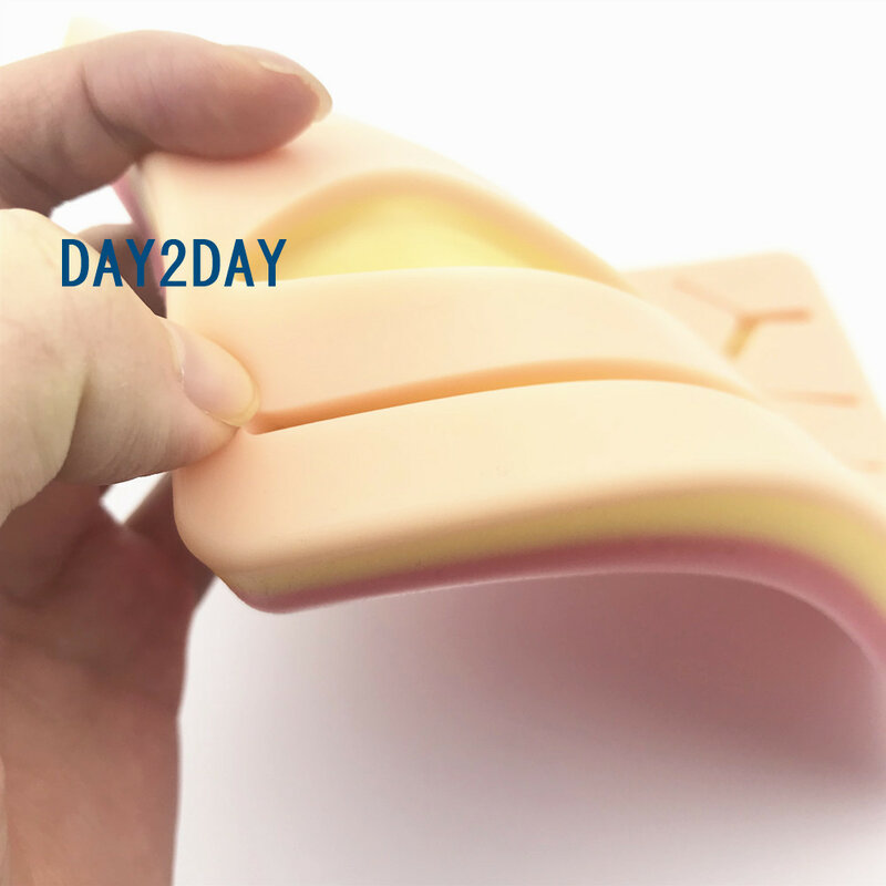 Y Traumatiche Della Pelle Modello di Formazione Sutura Pad con Ferita sutura Practice pad in silicone