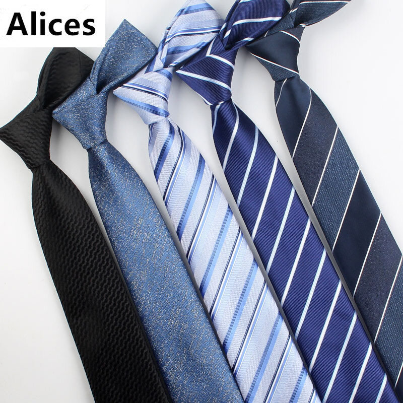 Men Ties Fashion Striped Neckties for Wedding Business 7cm Widtch Classic Necktie Jacquard Woven Tie Men Cravat Neck Ties