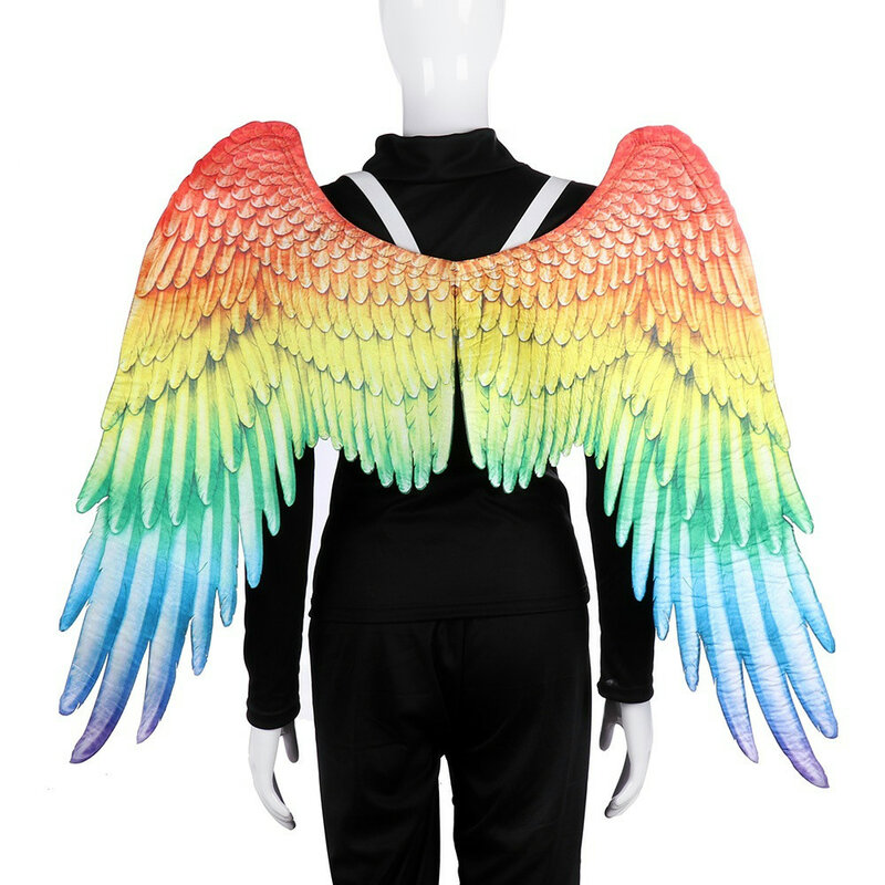 Roleparty-Accesorios de fiesta de Carnaval para adultos, nuevo estilo, disfraz de Orgullo Gay, gran Ángel, alas arcoíris