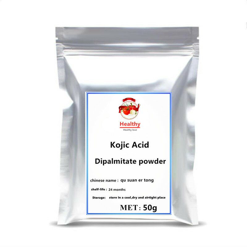 Hot Sale Kojic Acid Dipalmitate powder Pure Cosmetics 99% Kojic Acid Soap Skin Whitening Serum Extract Freckle Removing