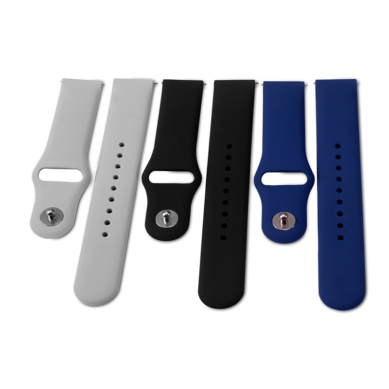 Pulseira de silicone para smartwatch, pulseira de relógio inteligente de silicone macia para xiaomi huami amazfit bip bit lite, pulseira para amazfit bip 20 correia de mm
