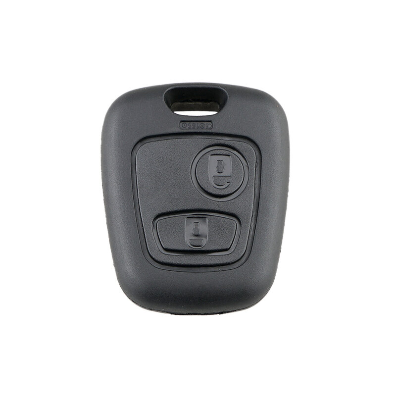 Funda de repuesto para mando a distancia de coche, carcasa de 2 botones para mando a distancia, para Peugeot 307, 207, 407, 206, C1, C2, C3, C4, XSARA, Picasso