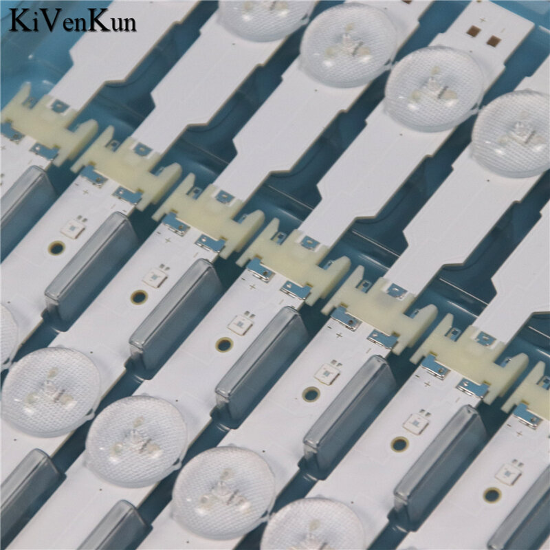 Faixas led para retroiluminação samsung, para modelos ue60mu6205, ue60mu6270, ue60mu6275, ue60mu6276, faixas led para régua