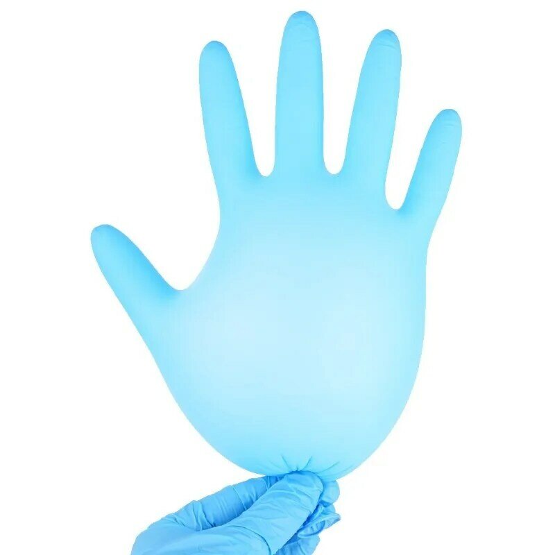 100 stück Handschuhe Einweg Latex Freies Pulver-Freies Prüfung Handschuh Größe Small Medium Large X-Große Nitril Vinyl synthetische Hand