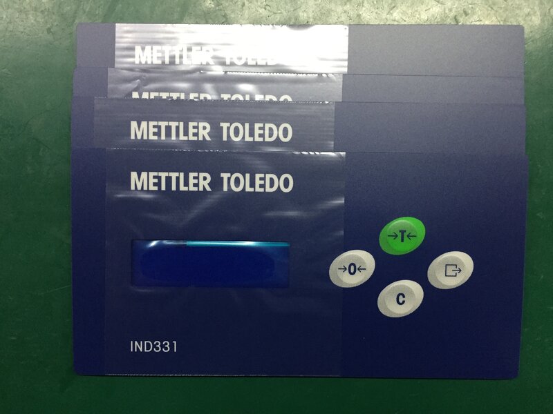 METTLER TOLEDO 계량 표시기 IND331 용 새 대체 터치 멤브레인 키패드