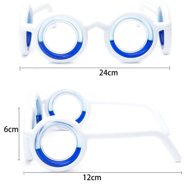 Okulary przeciwchorobowe do samochodów, statków i samolotów 3D zapobieganie zawrotom głowy dla dorosłych i dzieci przenośne okulary bez soczewek