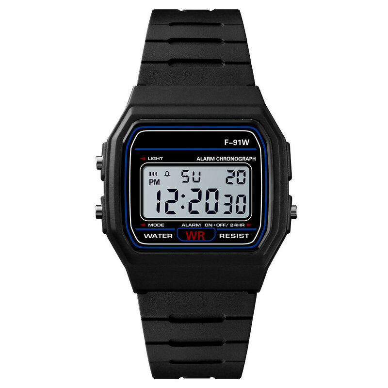 Relógio de pulso digital de luxo masculino, impermeável Sport LED Watch, Marca famosa, Masculino