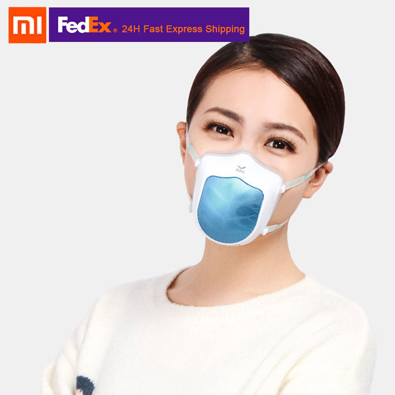 Nuevo Xiaomi Q5S cubierta de cara eléctrica de silicona Anti-haze esterilización fuente de aire a prueba de polvo filtro banda elástica portátil