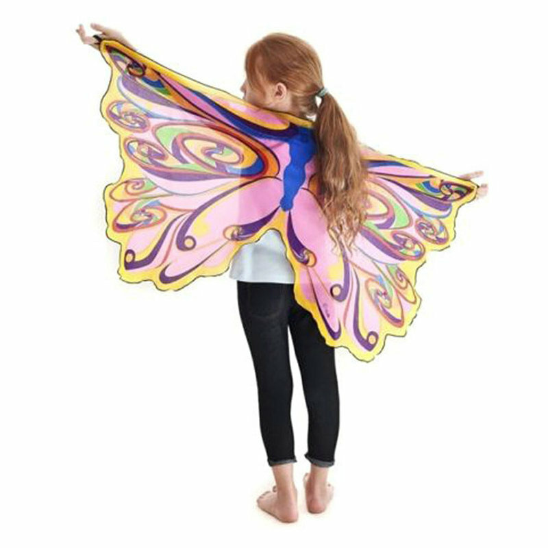 Halloween Cape Children Butterfly Fairy Angel Wings Children's Day Christmas Stage Show Wings Stage Play Show Props Girls