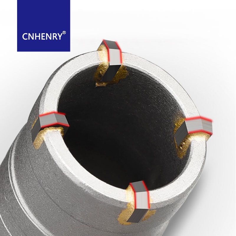 SDS-Sierra de agujero para hormigón, broca eléctrica de núcleo hueco de 30-160mm, vástago de 110-530mm, broca de núcleo, herramienta de perforación de pared de piedra de cemento