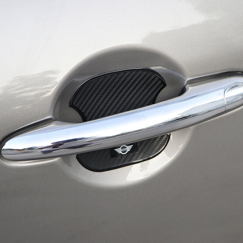 Защитная Наклейка на дверцу автомобиля, стикер для BMW MINI Cooper F54 F55 F56 F60 R55 R56 R60 R61 Clubman 3D стикер с логотипом, украшение, Стайлинг