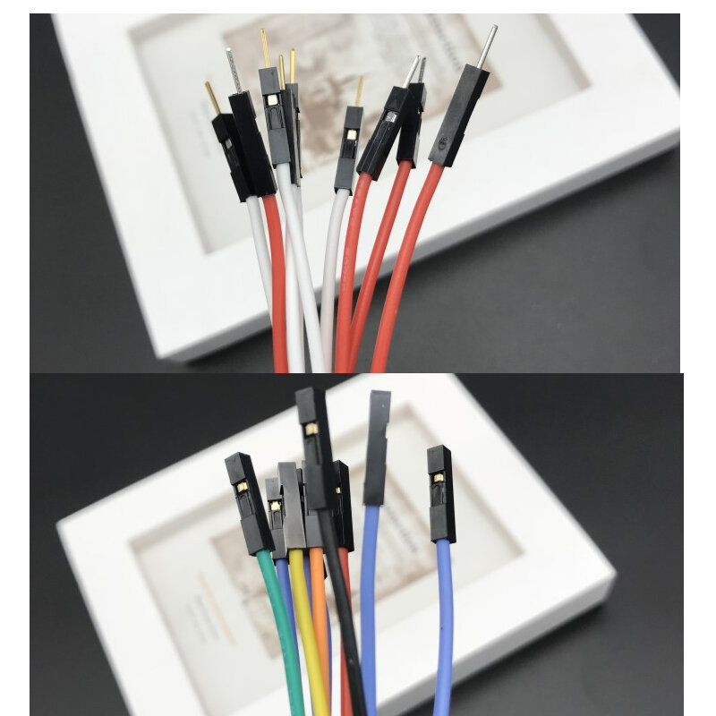 1pin 22AWG super soft silicone DuPont line 2.54mm female to male/  female to female/  male to male